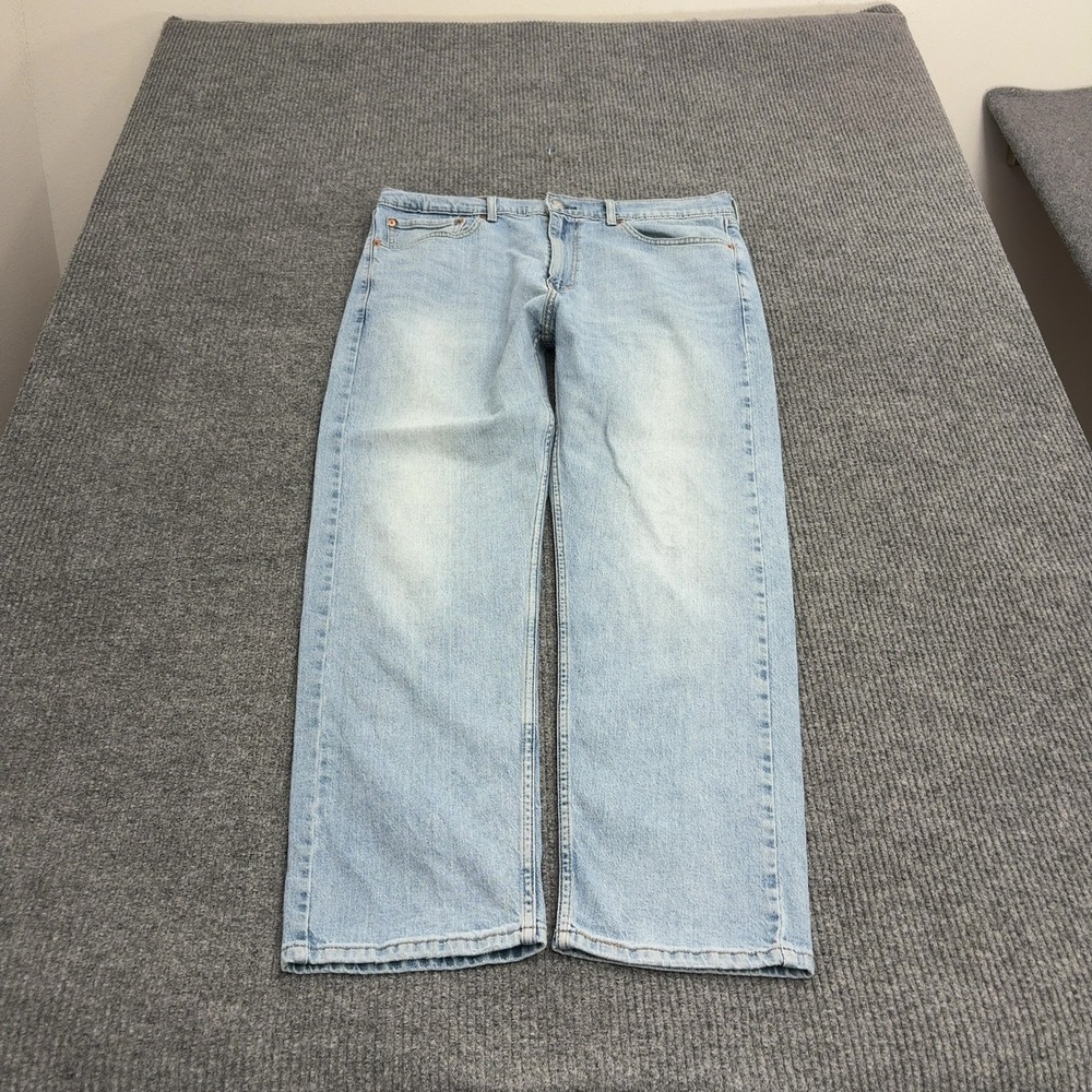 Levis 541 Athletic Taper Jeans Mens 38x30 Light Wash Denim Stretch Casual Style